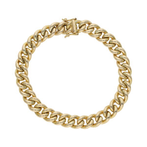 Armband Gold 333 Rundpanzer Muster 25326743 Second Hand,...