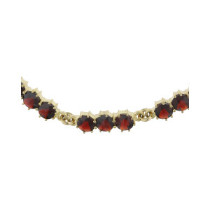Granat Armband 333 Gold Damen getragen 25326745 Second...