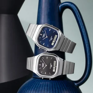 Casio Armbanduhr Edgy Collection AQ-240E-2A2EF Blau