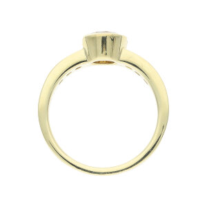 Diamantring 585 Gold ca. 1,4 ct Brillant getragen...