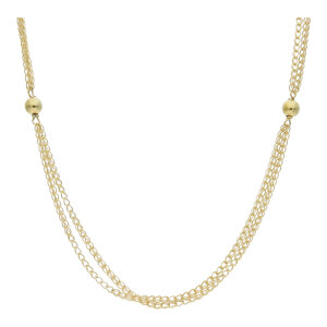Goldkette 585 zweireihig mit Kugeln 25326753 Second Hand,...