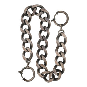 Charivari Kette 925 Silber Panzermuster für...