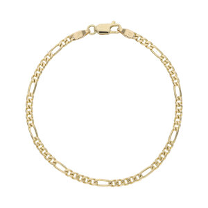 Goldarmband 585 massiv Figaro Damen 25326756 Second Hand,...