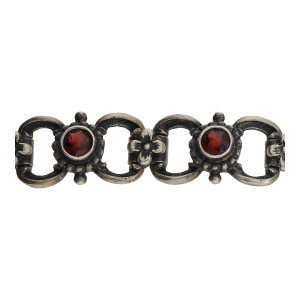 Trachten Armband Damen 835 Silber Granat Second Hand...