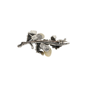 Trachten Brosche 585 Rotgold 835 Silber Grandl Second...