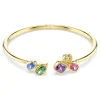 Swarovski Imber Armreif 5753259 Verschiedene Schliffe, Mehrfarbig, 18K gold plattiert
