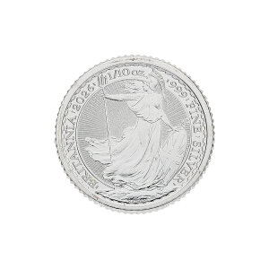 Silbermünze 1/10 Unze Britannia 999 Feinsilber...