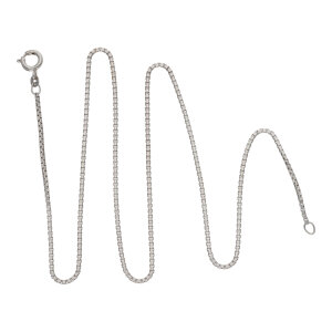 Weißgoldkette 585 Venezianer Muster FBM 25326784 Second Hand, getragen, wie neu