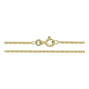 Goldkette 333 Anker Muster diamantiert für...