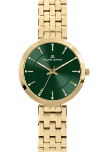Jacques Lemans Armbanduhr Damen Milano 1-2211G Edelstahl...