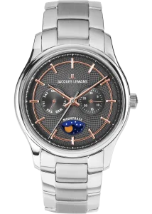 Jacques Lemans Herrenuhr Derby Edelstahl 1-2213M...