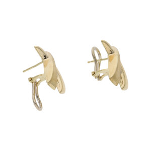 Damen Ohrringe 585 Gold Clipverschluss getragen 25326789...