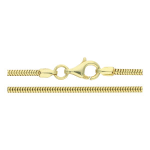 Schlangenkette Gold 585 25326794 Second Hand, getragen,...