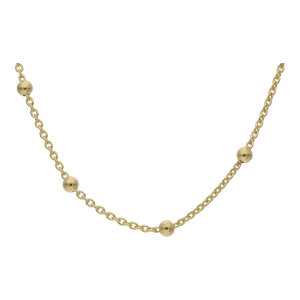 Goldkette mit Kugeln Damen Gold 333 JuwelmaLux...