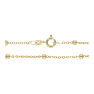 Goldkette mit Kugeln Damen Gold 333 JuwelmaLux...
