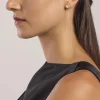 Mabina Damen Herzohrhänger in 925 Silber mit Anker-Kette 563826