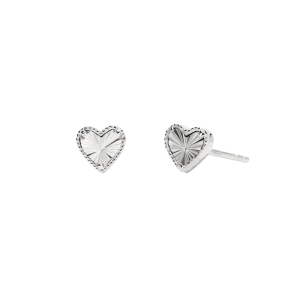 Mabina Damen Herz Ohrstecker in 925 silber 563979...