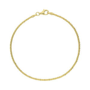 Armband Damen Silber 925 goldplattiert Criss Cross...