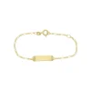 Gravur Armband Kind 333 Gold Figaromuster JL48-03-0181