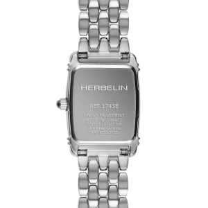 Herbelin Damenarmbanduhr Art Deco 17438BLA08 Wickelarmband, Edelstahl