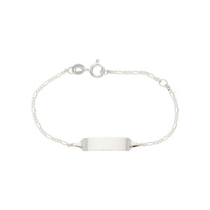 Gravur Armband Kinder Silber 925 Figaro JuwelmaLux...