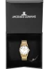 Jacques Lemans London Damen Uhr Zugband 1-2223E massiv Edelstahl IP-Gold