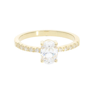 Verlobungsring 333 Gold Damen Zirkonia JL39-07-0902...