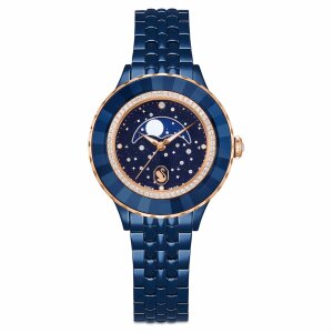 Swarovski Damen Uhr 5743701 Octea Moon Blaues Finish