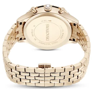 Swarovski Octea Chrono Damen Uhr 5730194 Goldfarben, Champagnergold plattiert
