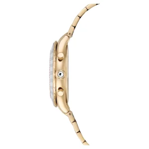 Swarovski Octea Chrono Damen Uhr 5730194 Goldfarben, Champagnergold plattiert