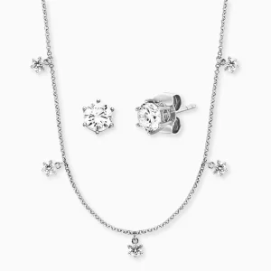Engelsrufer Set ERSET-SHINY-26 Halskette und Ohrstecker...