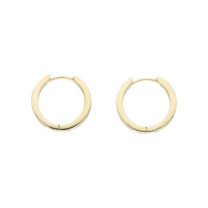 Gold Creolen 333 Damen massiv Zirkonia JL39-06-0911...
