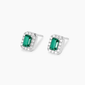 Mabina Silberohrstecker 925 diamant lab-grown ct 0,22,...