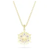 Swarovski Kette Magic Anhänger 5757788 Verschiedene Schliffe, Schneeflocke, 18K goldbeschichtet