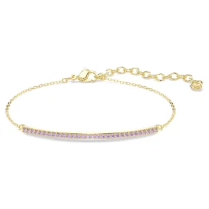Swarovski Only Armband 5757795 Rundschliff, Violett, 18K...