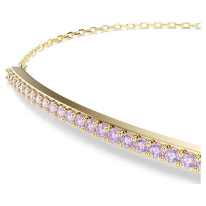 Swarovski Only Armband 5757795 Rundschliff, Violett, 18K...