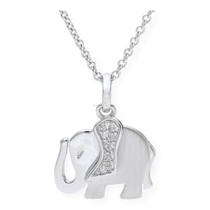 JuwelmaLux Anh&auml;nger 925/000 Sterling Silber Elefant...