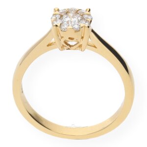 JuwelmaLux Gold Ring 585 mit Brillanten JL10-07-0233